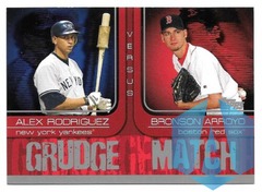 2005 Topps Grudge Match GM9 Alex Rodriguez & Bronson Arroyo